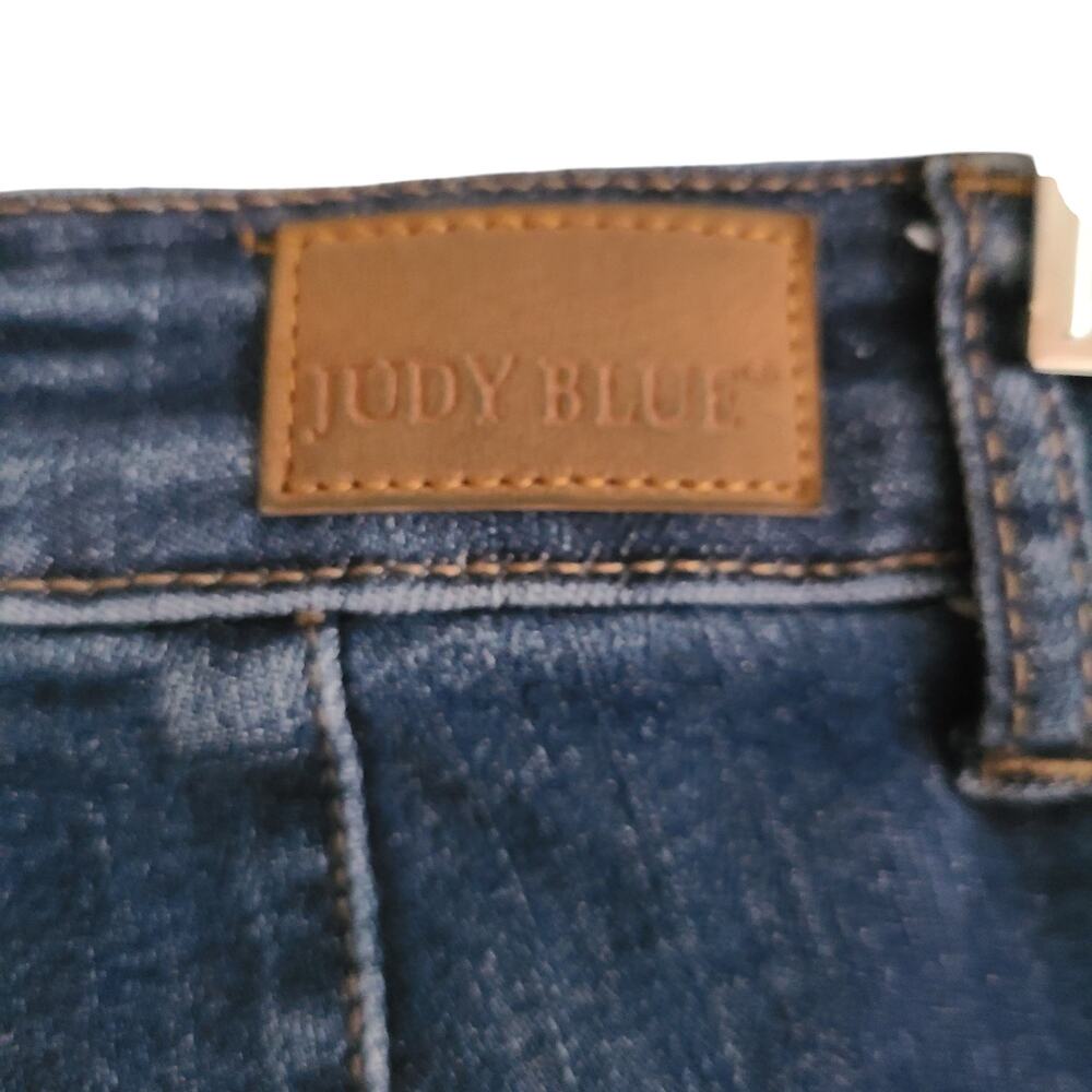 JUDY BLUE Skinny Fit Patch Pocket Stretch Button‎ Fly Jeans JB88134 Women's 9/29 - Picture 7 of 11